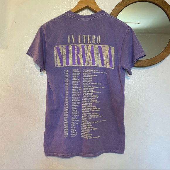NIRVANA LIVE '93 TOUR T SHIRT - Picture 3 of 4